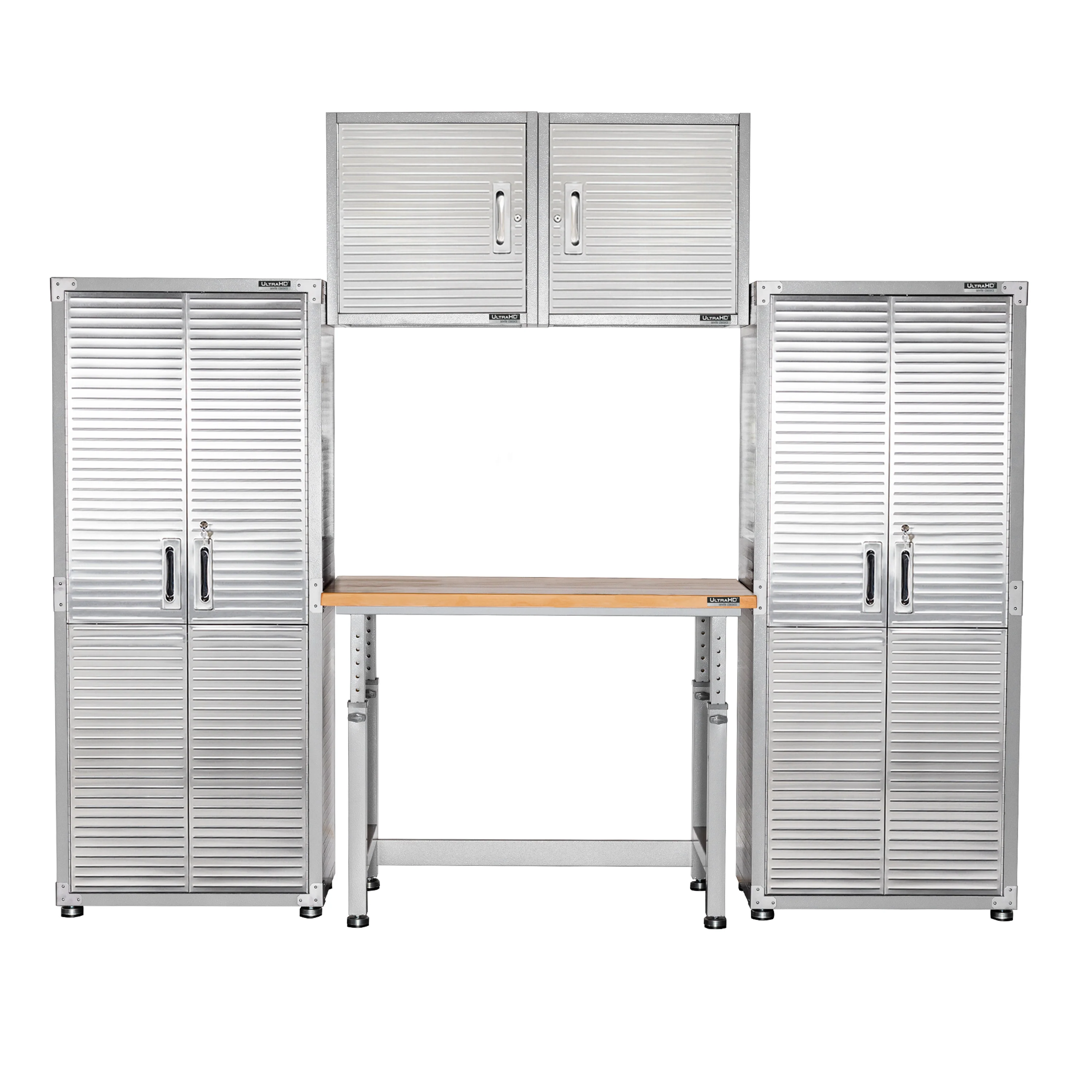UltraHD® 5-Piece Storage Cabinet System with Workbench - Image 9