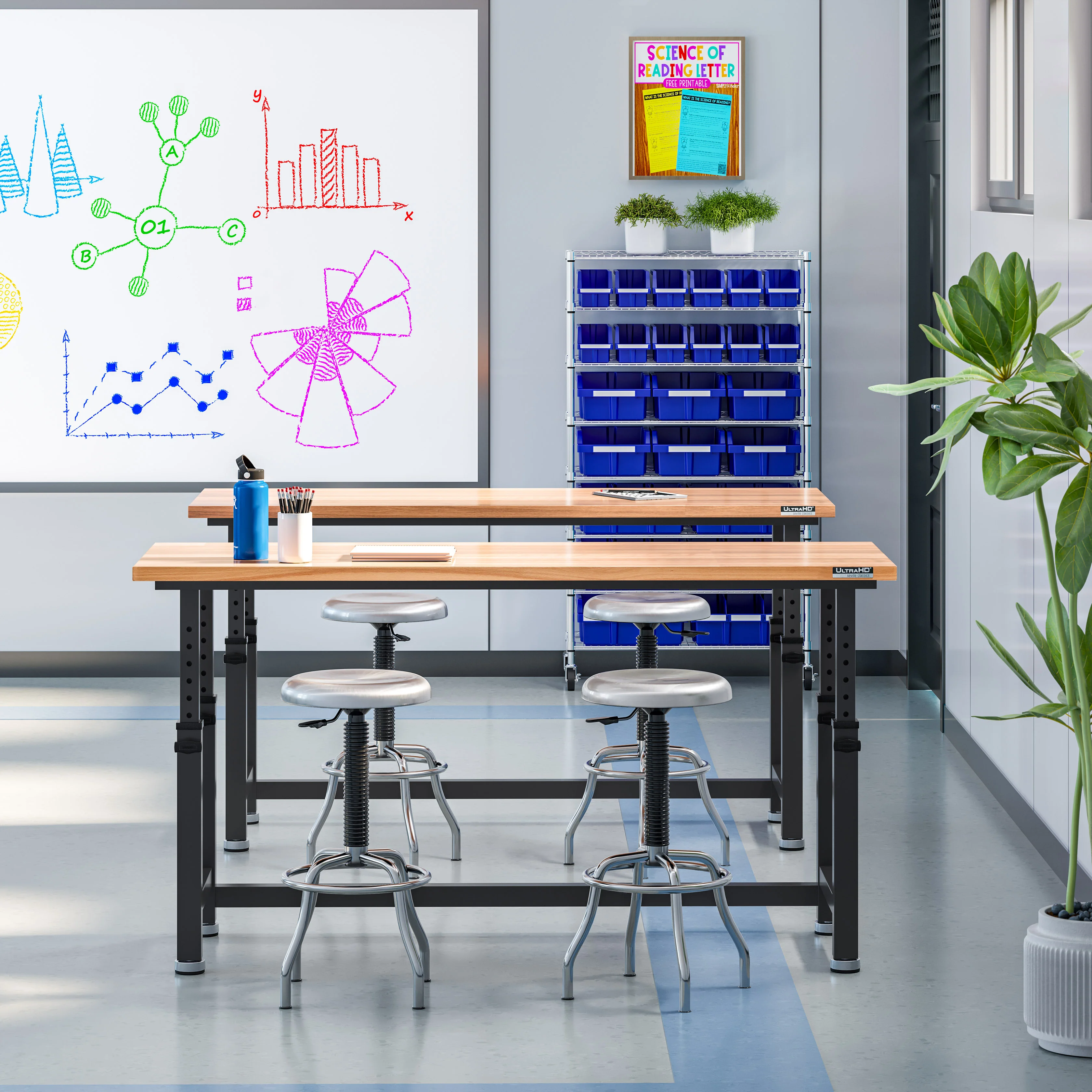 UltraHD® Height Adjustable Workbench - Image 48