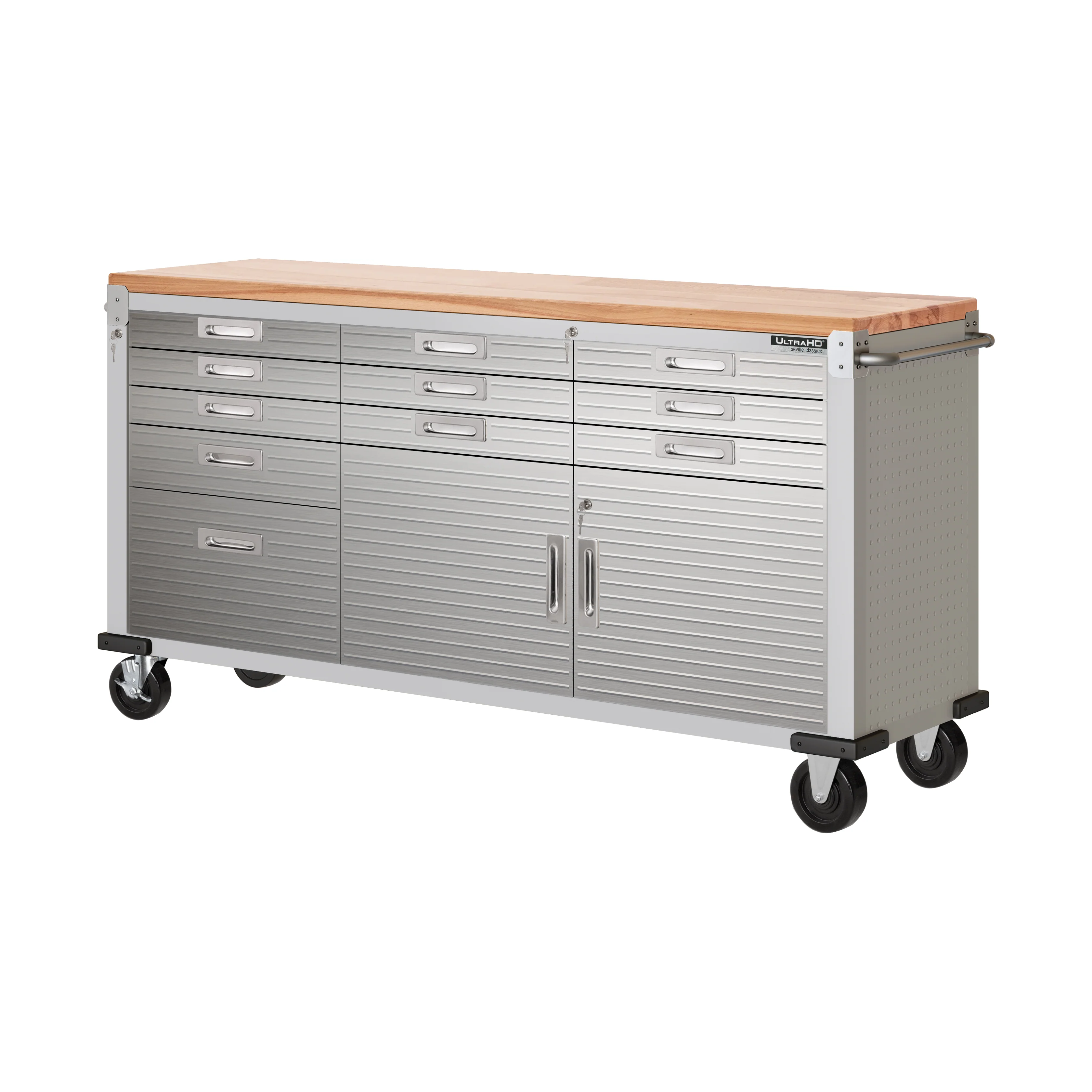 UltraHD® 11-Drawer Rolling Workbench, Granite - Image 17