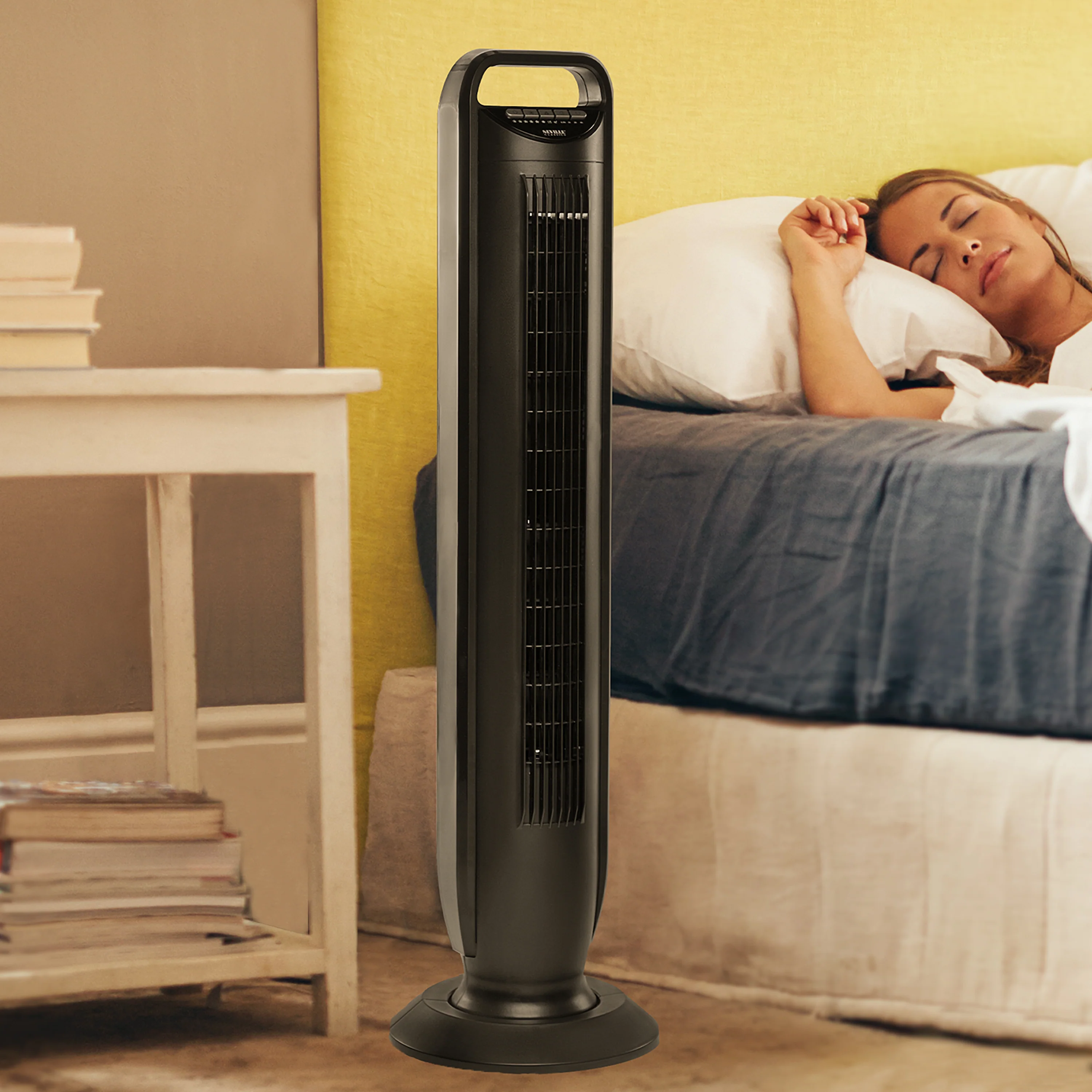 UltraSlimLine® Oscillating Tower Fan, Black - Image 10