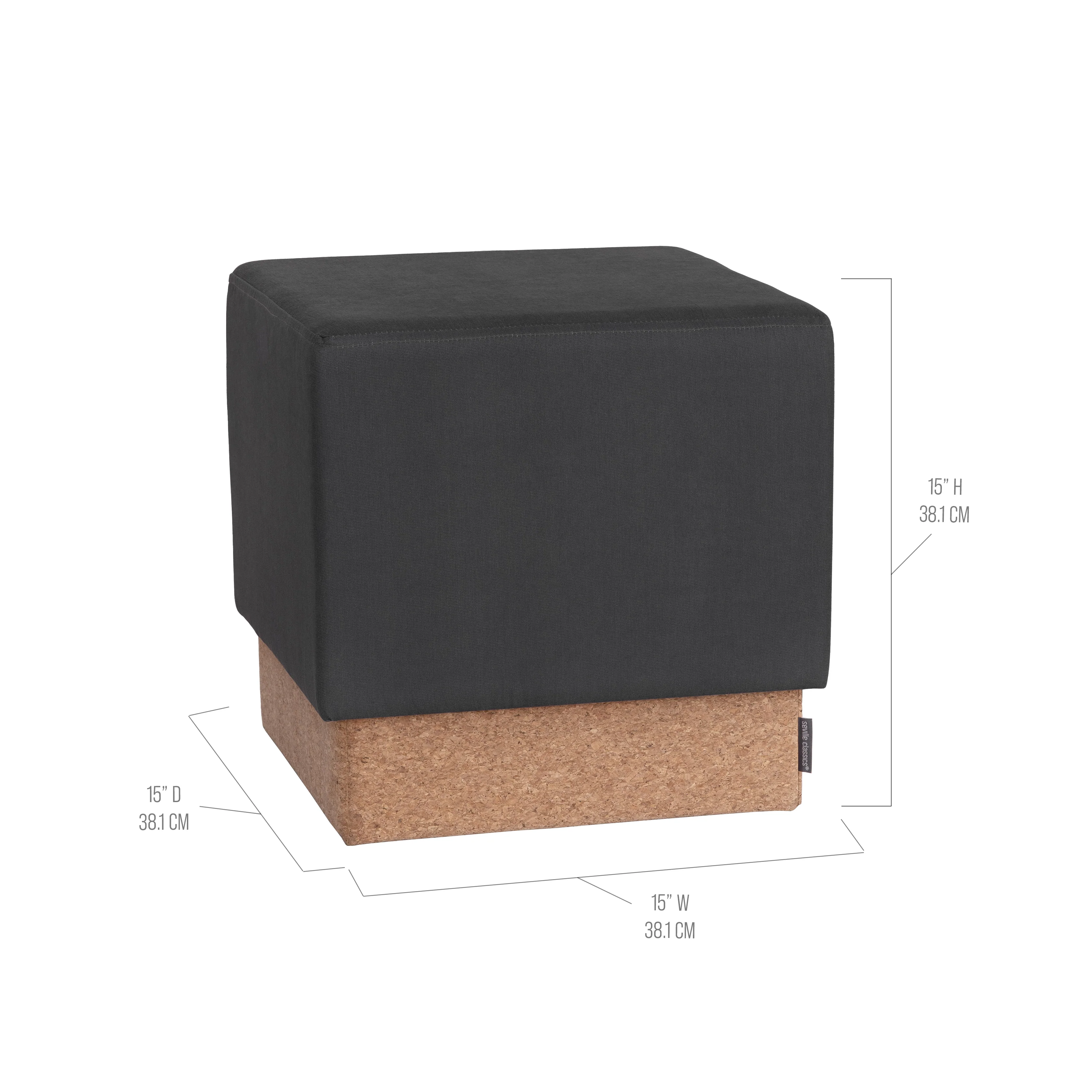 The Vineyard Collection™ Cork Storage Ottoman - Image 10