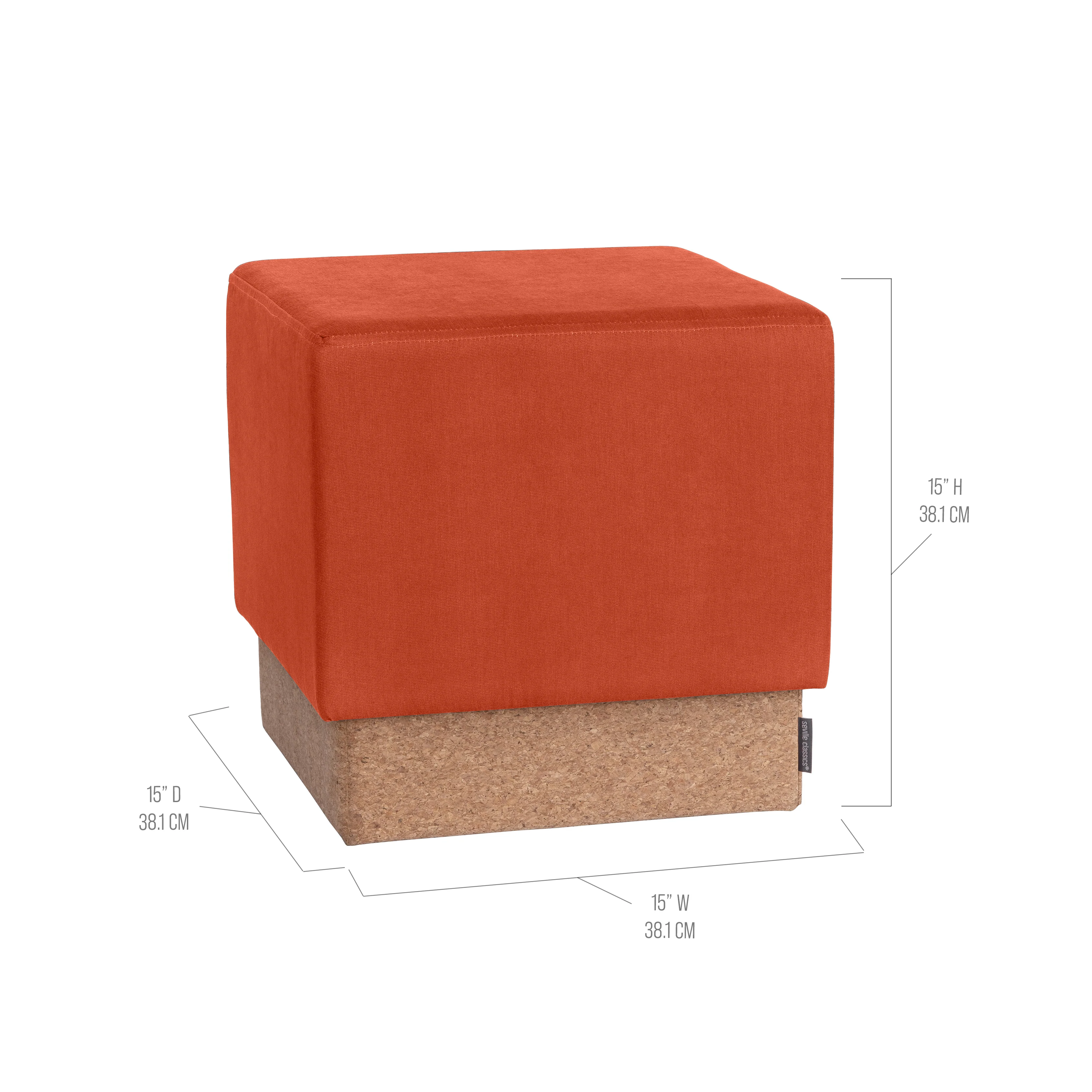 The Vineyard Collection™ Cork Storage Ottoman - Image 16