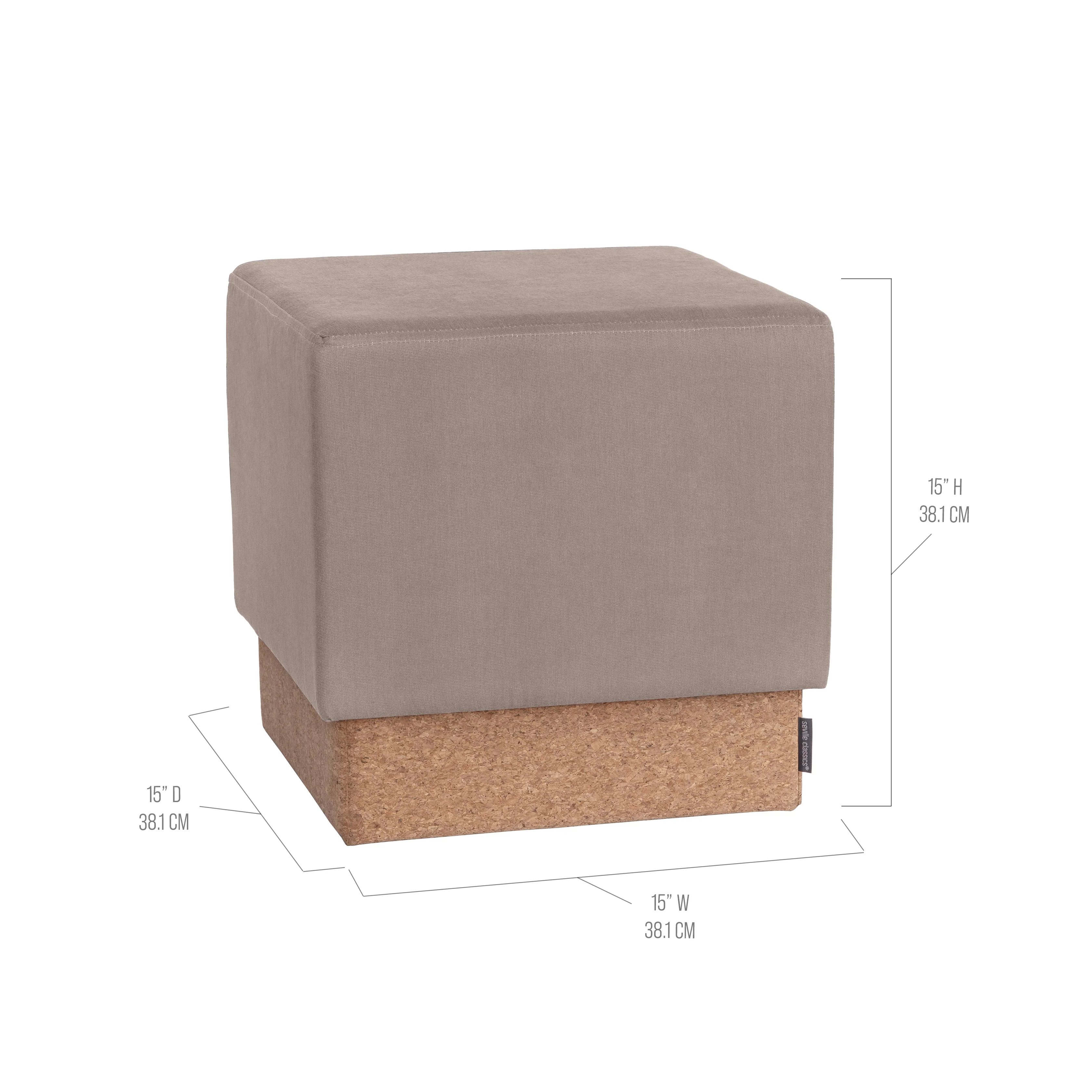 The Vineyard Collection™ Cork Storage Ottoman - Image 21