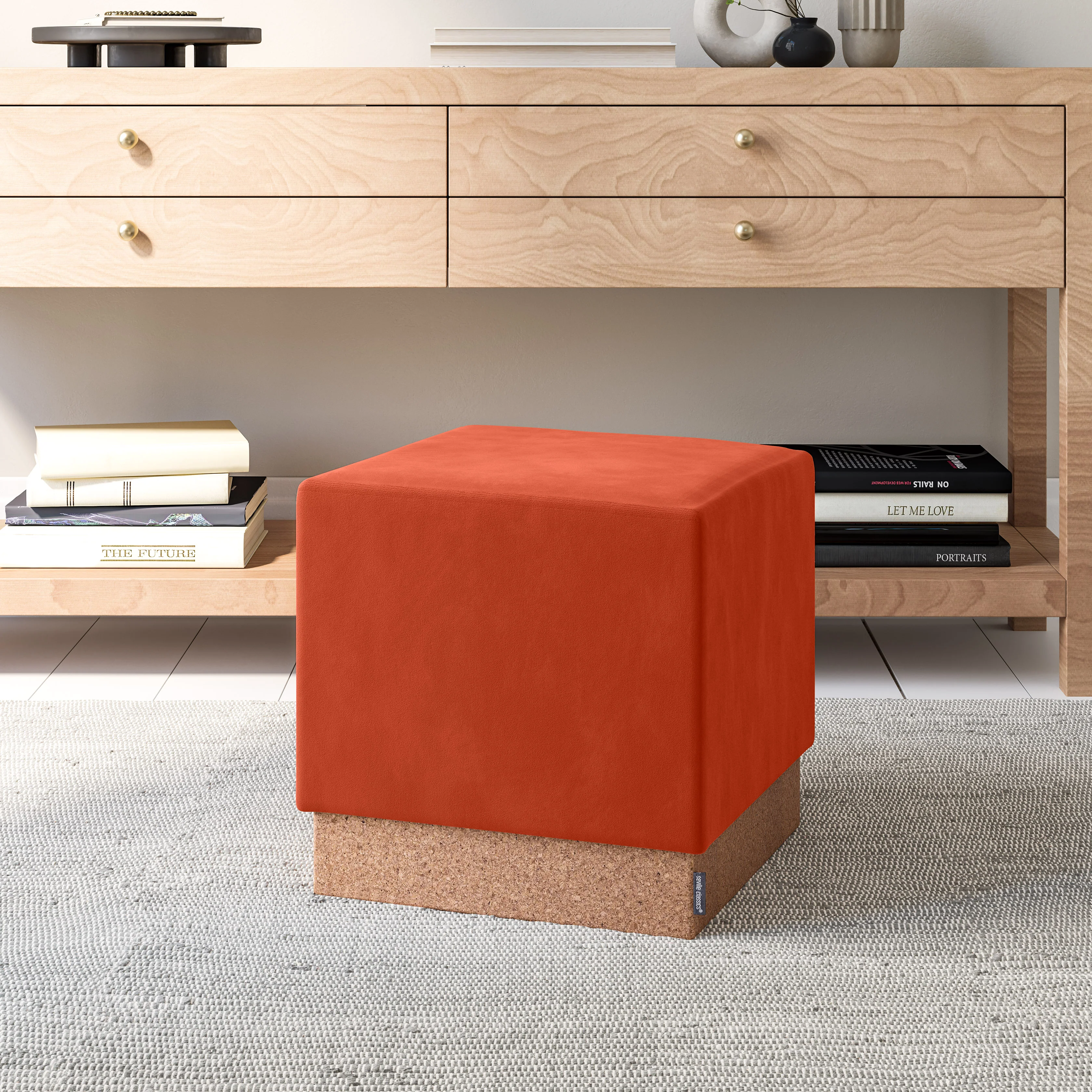 The Vineyard Collection™ Cork Storage Ottoman - Image 33