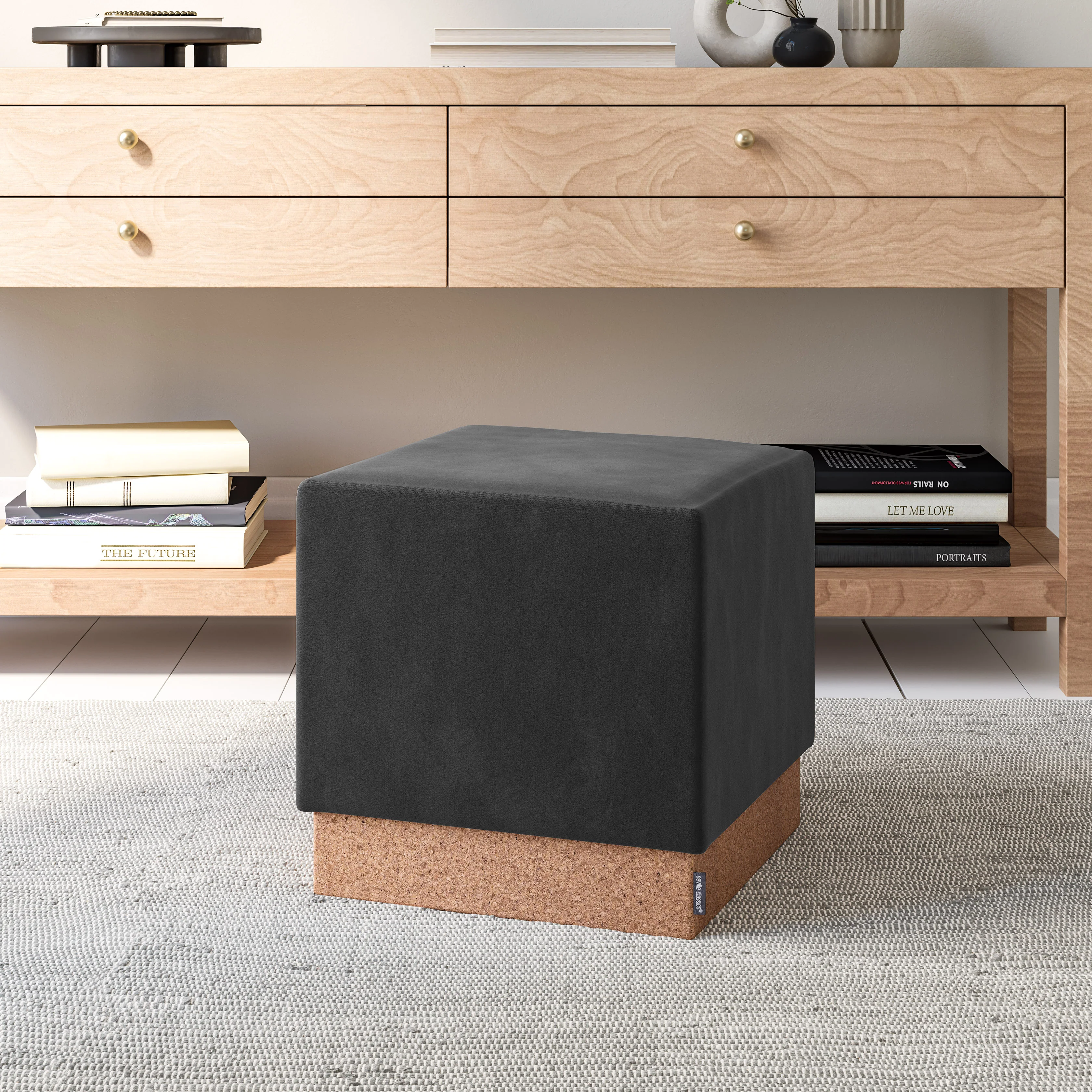 The Vineyard Collection™ Cork Storage Ottoman - Image 35