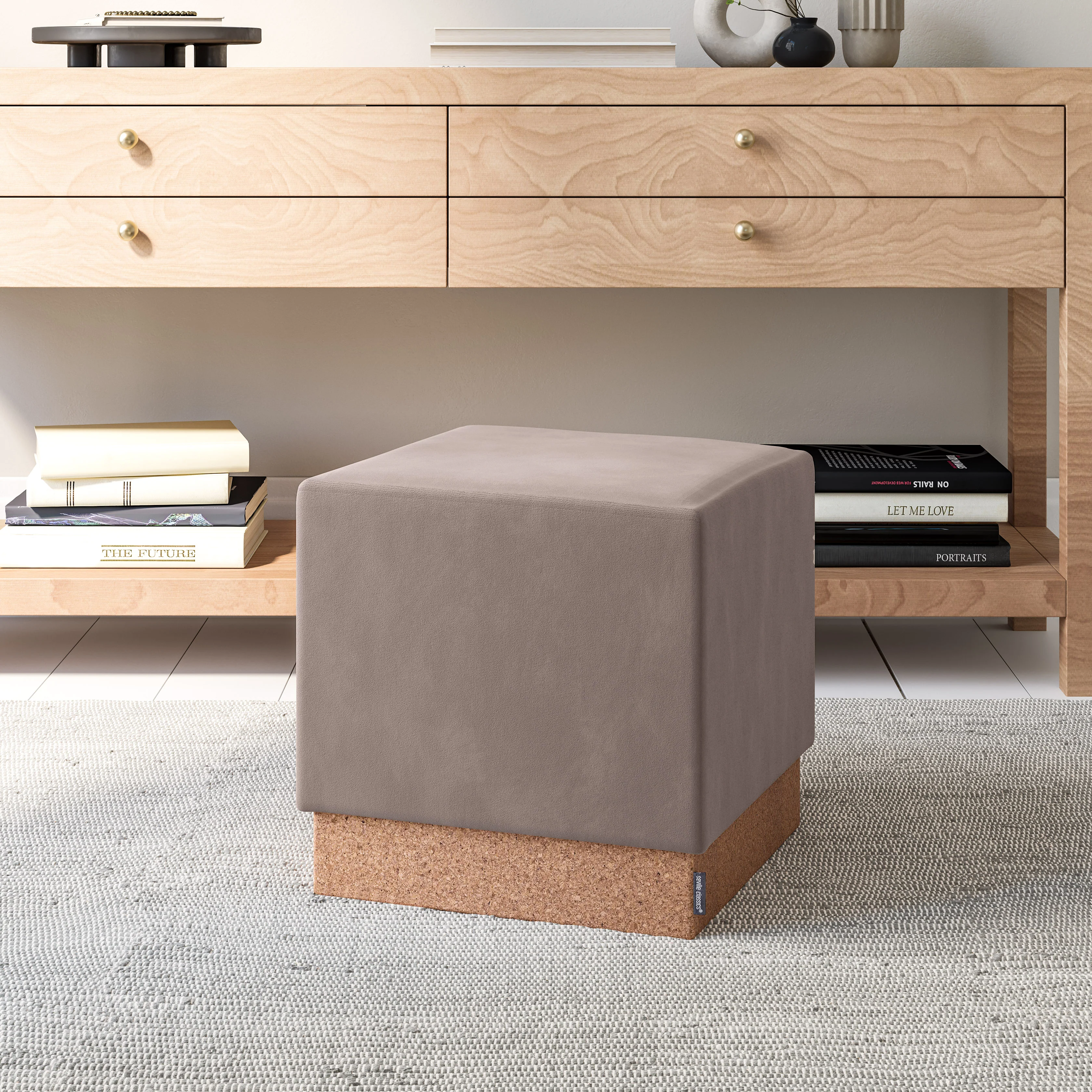 The Vineyard Collection™ Cork Storage Ottoman - Image 38