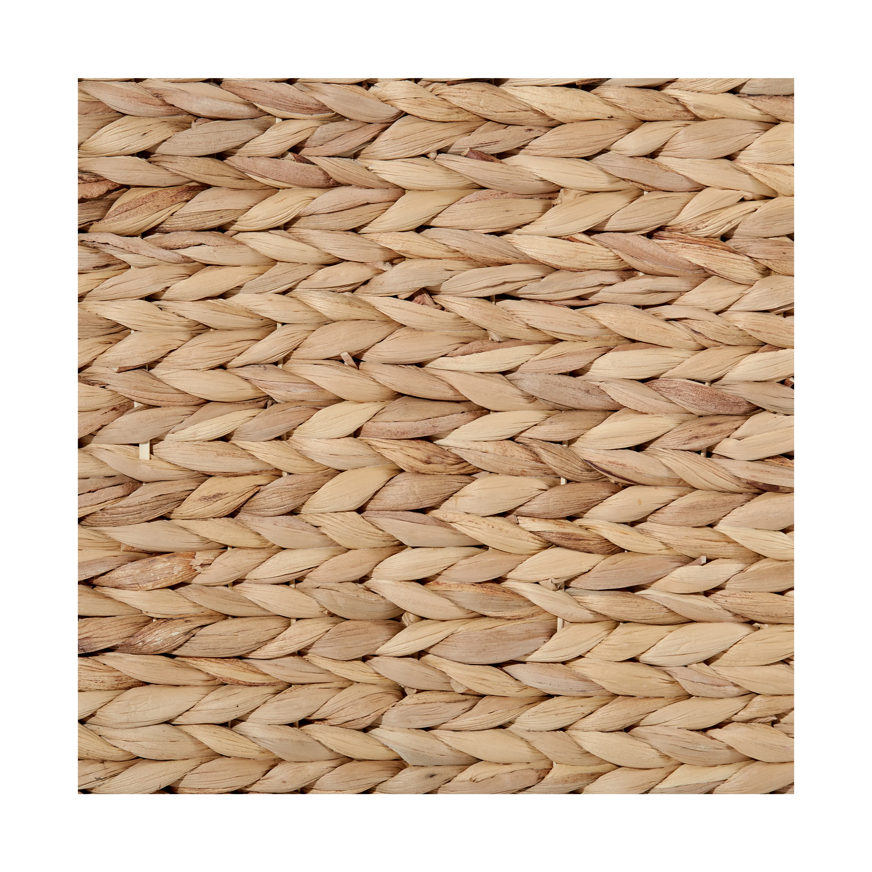 Natural Water Hyacinth Handwoven Lidded Oval Double Laundry Hamper - Image 9
