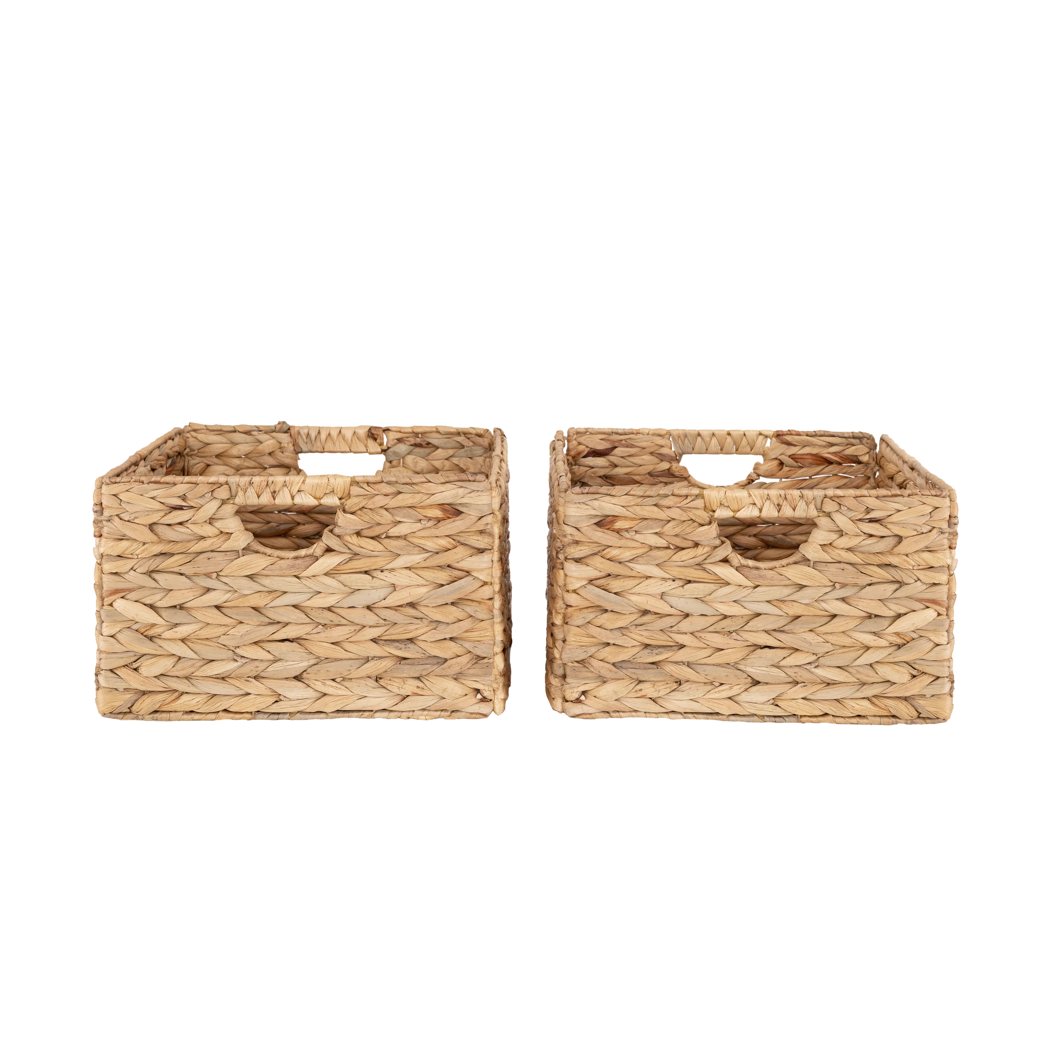 Natural Water Hyacinth Storage Basket Set (2-Pack) - Image 9