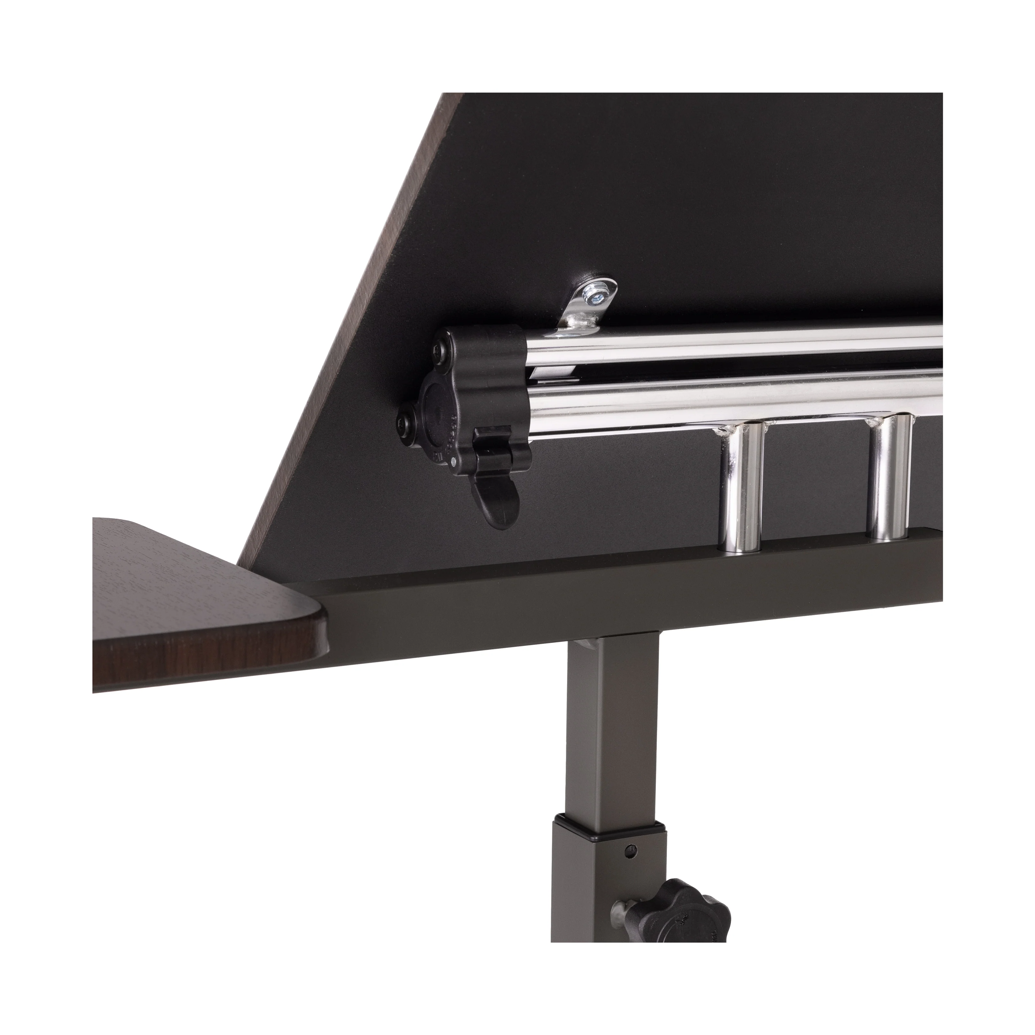 airLIFT® Tilting Mobile Desk Cart, Walnut - Image 13