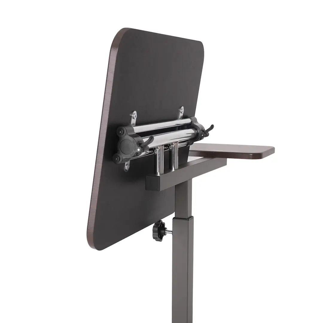 airLIFT® Tilting Mobile Desk Cart, Walnut - Image 9
