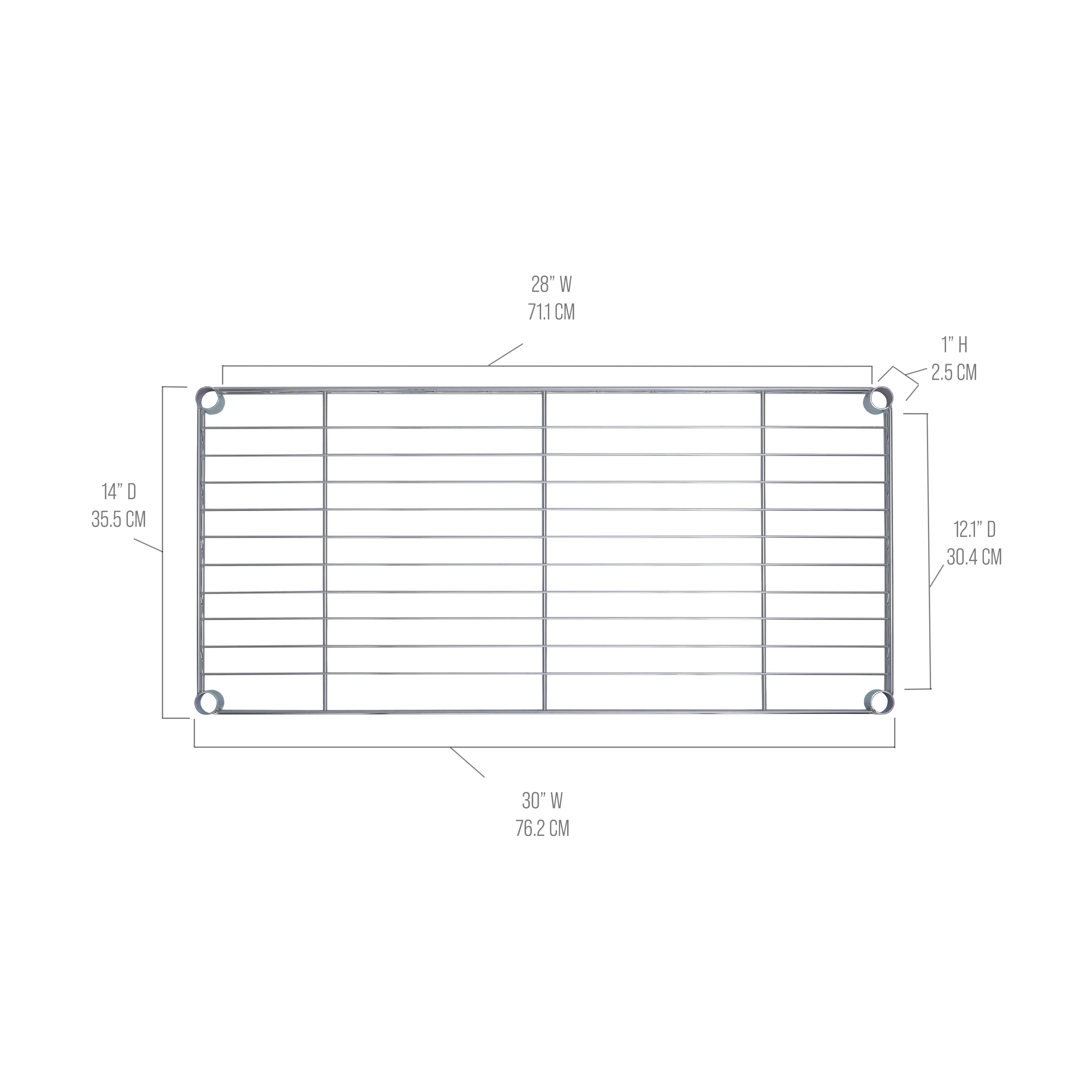 Steel Wire Shelf - Image 5