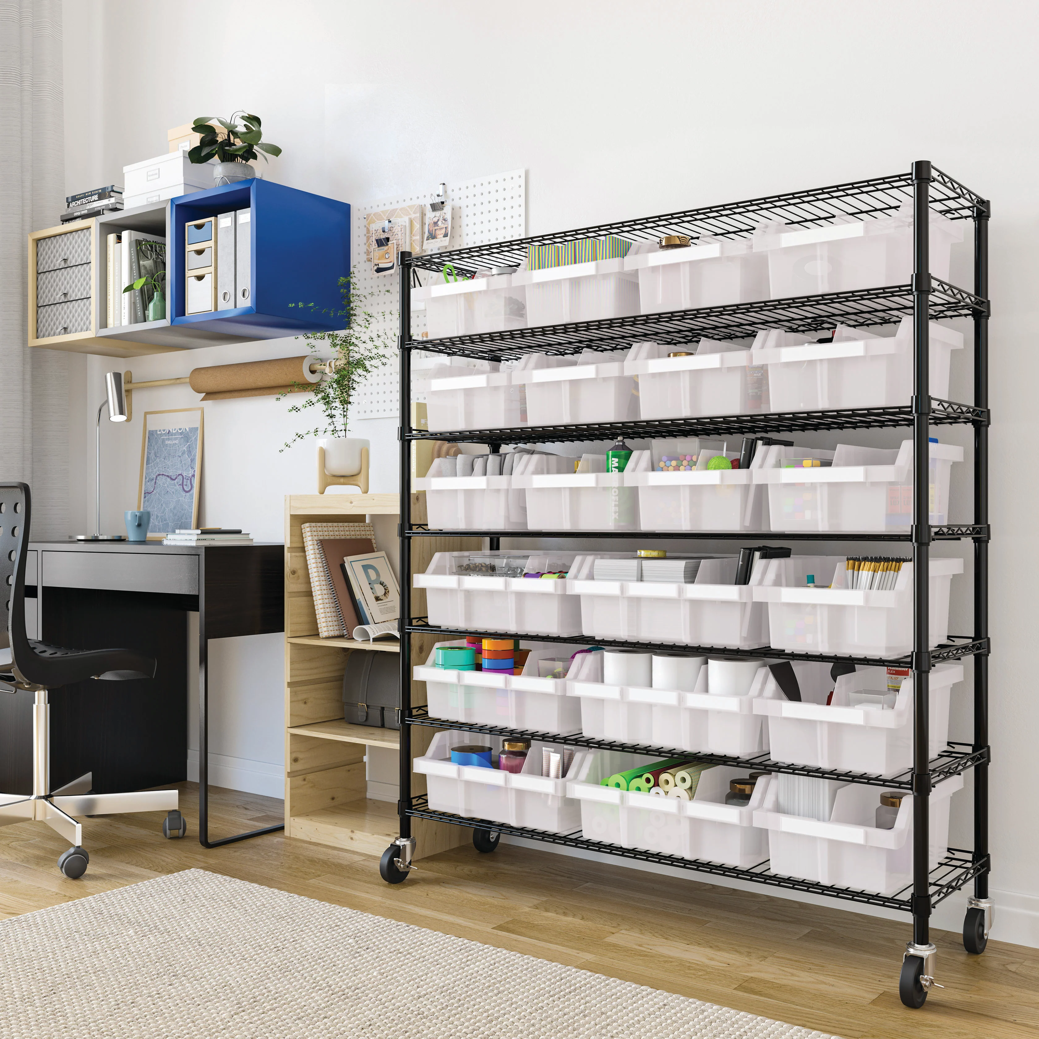 Extra-Wide 7-Tier NSF-Certified 21-Bin Rack - Image 33
