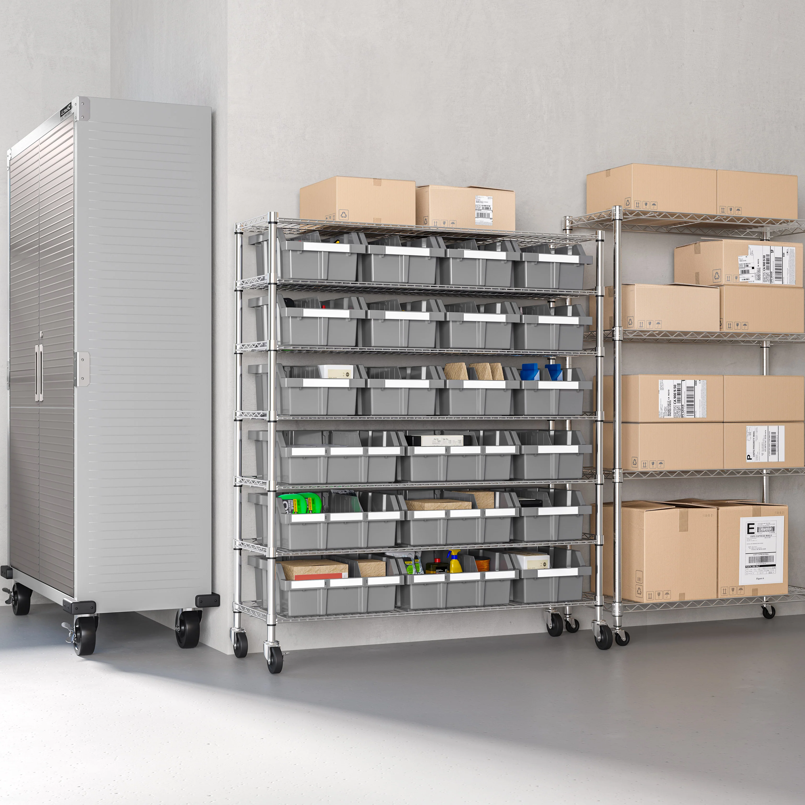Extra-Wide 7-Tier NSF-Certified 21-Bin Rack - Image 35