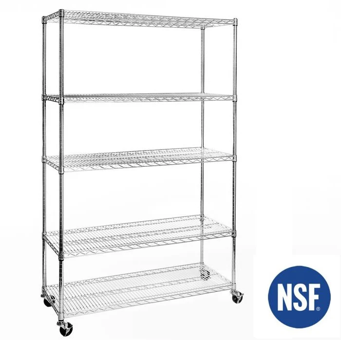 UltraDurable® 5-Tier NSF-Certified Steel Shelving - Image 15