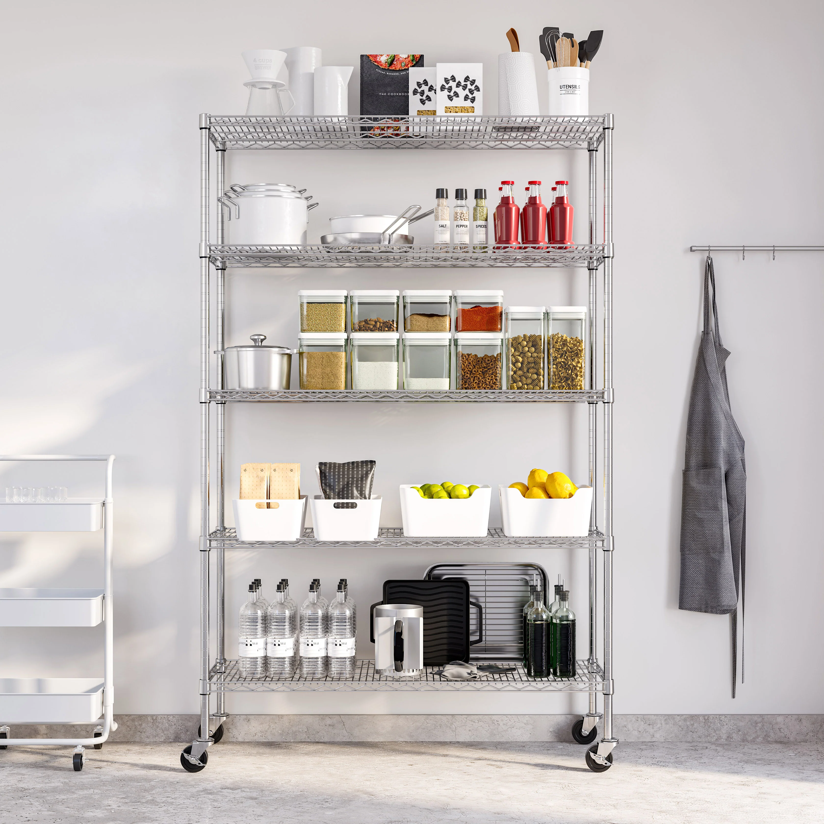 UltraDurable® 5-Tier NSF-Certified Steel Shelving - Image 2