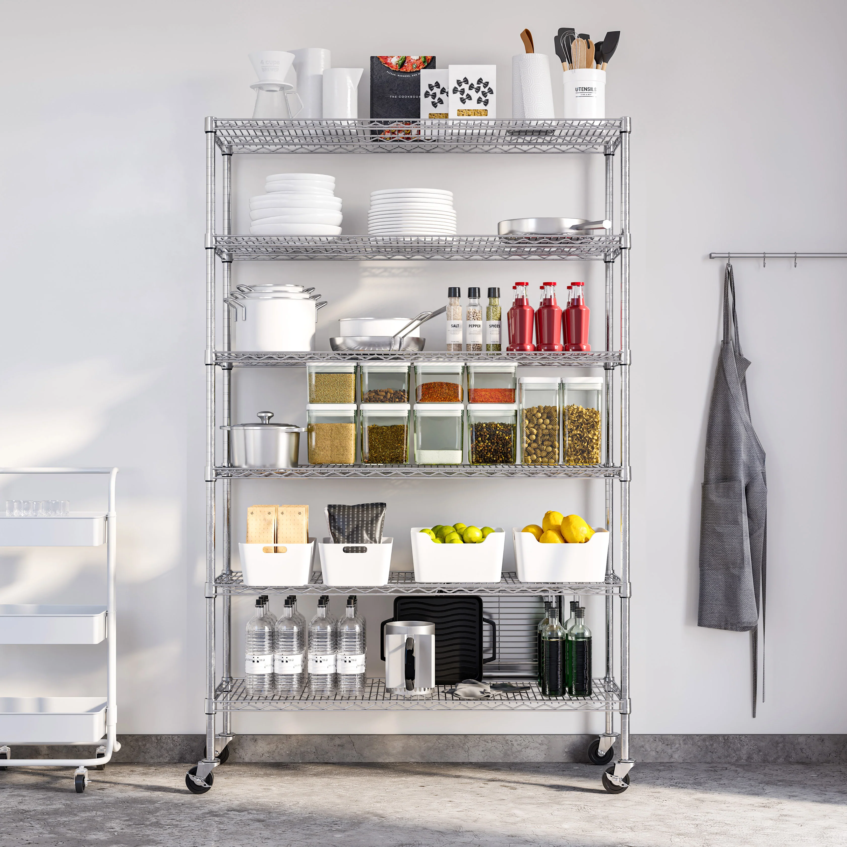 UltraDurable® 6-Tier NSF-Certified Steel Shelving - Image 10