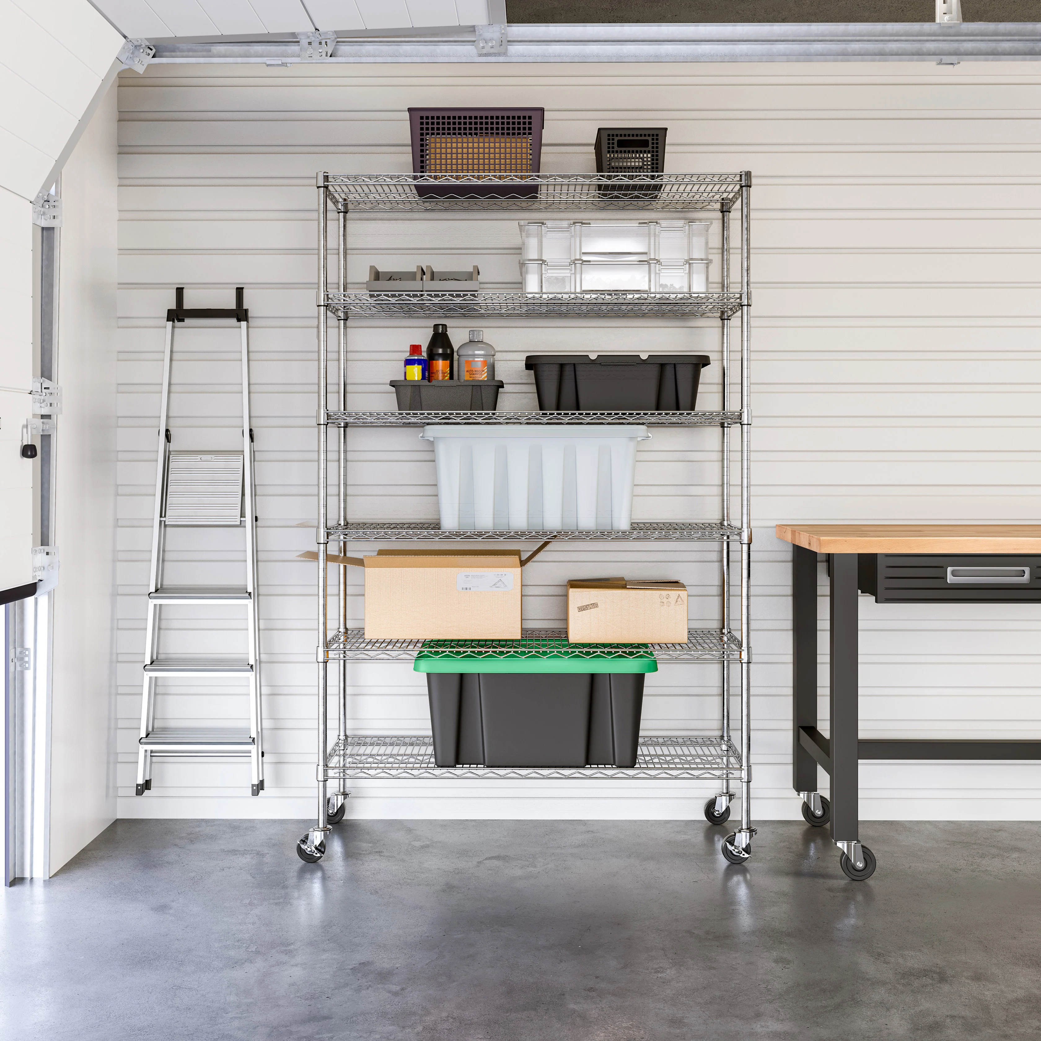 UltraDurable® 6-Tier NSF-Certified Steel Shelving - Image 13