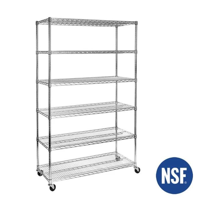 UltraDurable® 6-Tier NSF-Certified Steel Shelving - Image 15