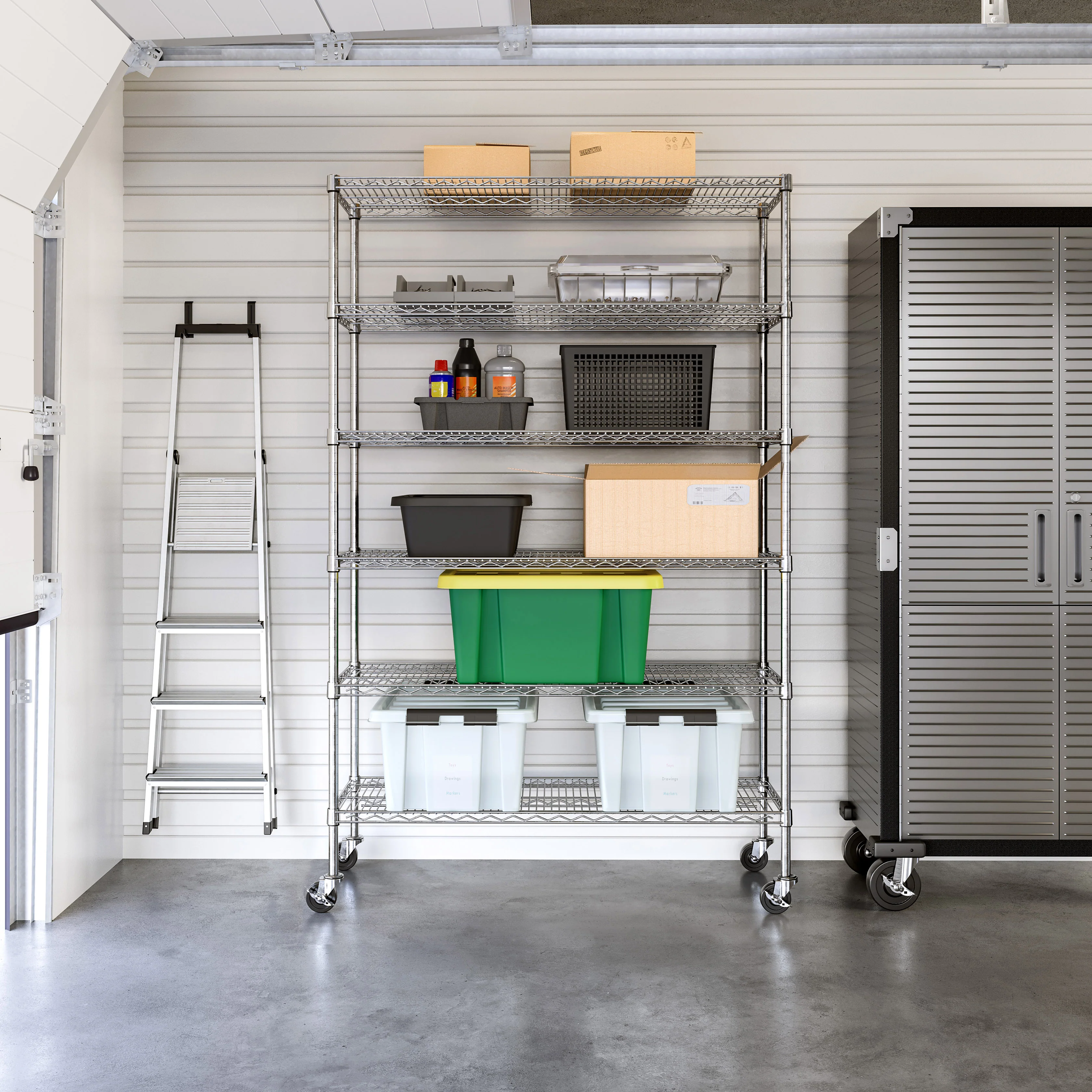 UltraDurable® 6-Tier NSF-Certified Steel Shelving - Image 8