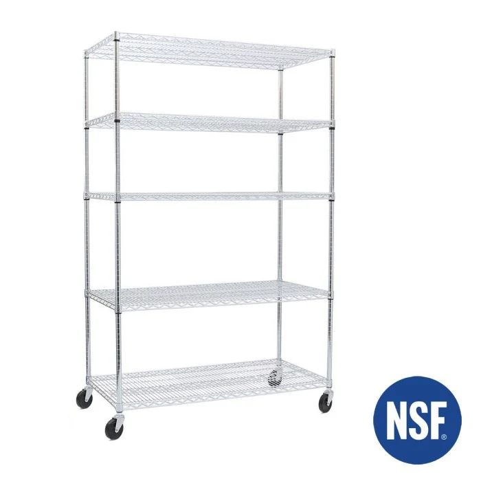 UltraDurable® 5-Tier NSF-Certified Steel Shelving - Image 12