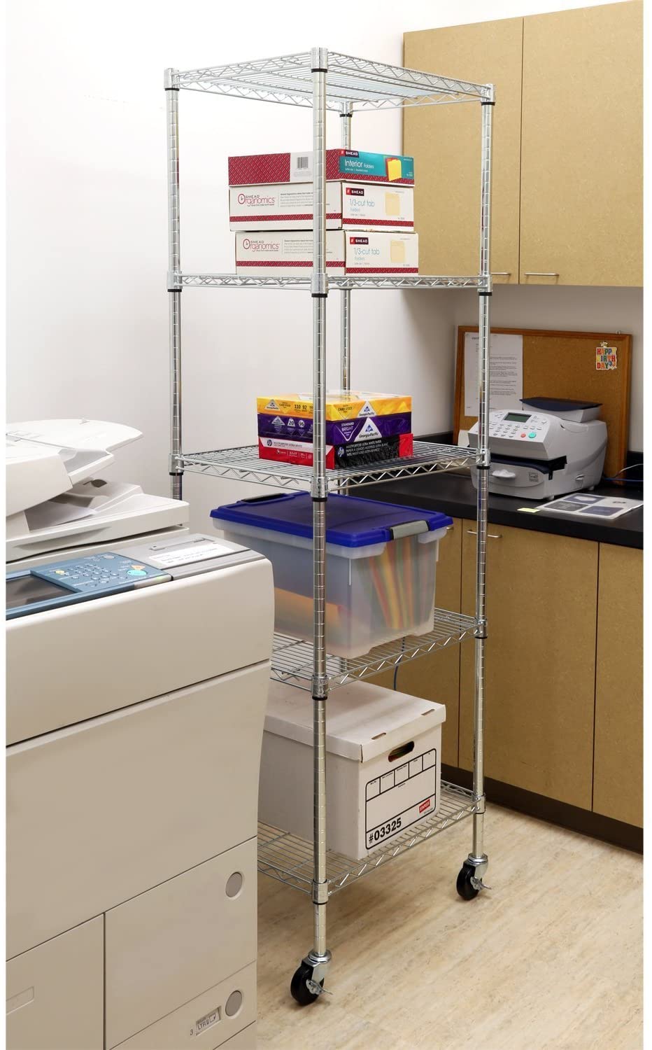 UltraDurable® 5-Tier NSF-Certified Steel Shelving - Image 14