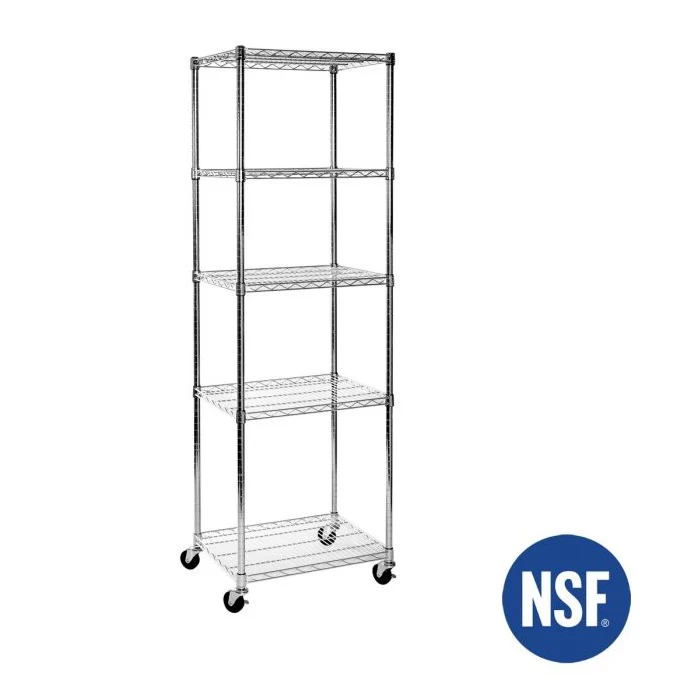 UltraDurable® 5-Tier NSF-Certified Steel Shelving - Image 15