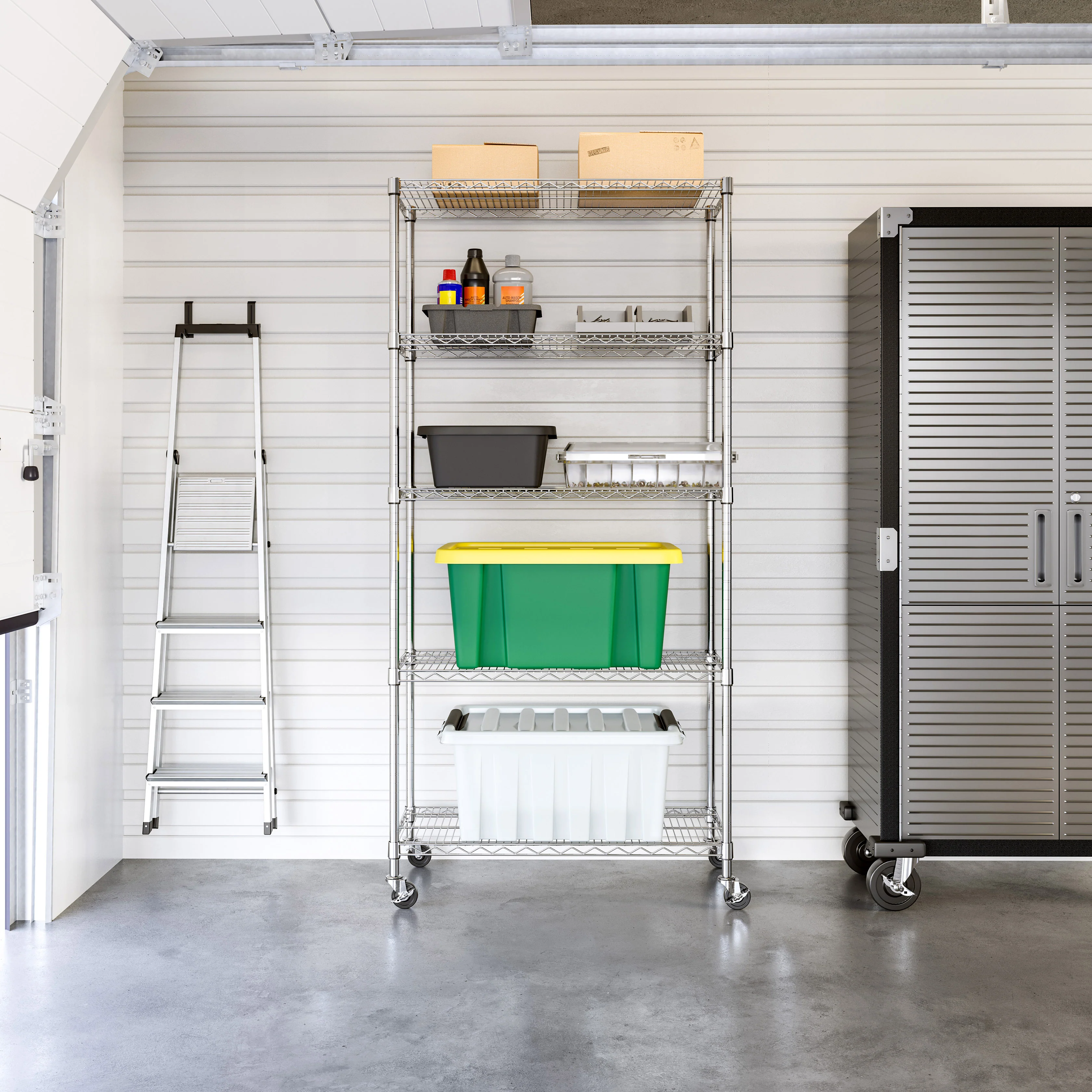 UltraDurable® 5-Tier NSF-Certified Steel Shelving - Image 2