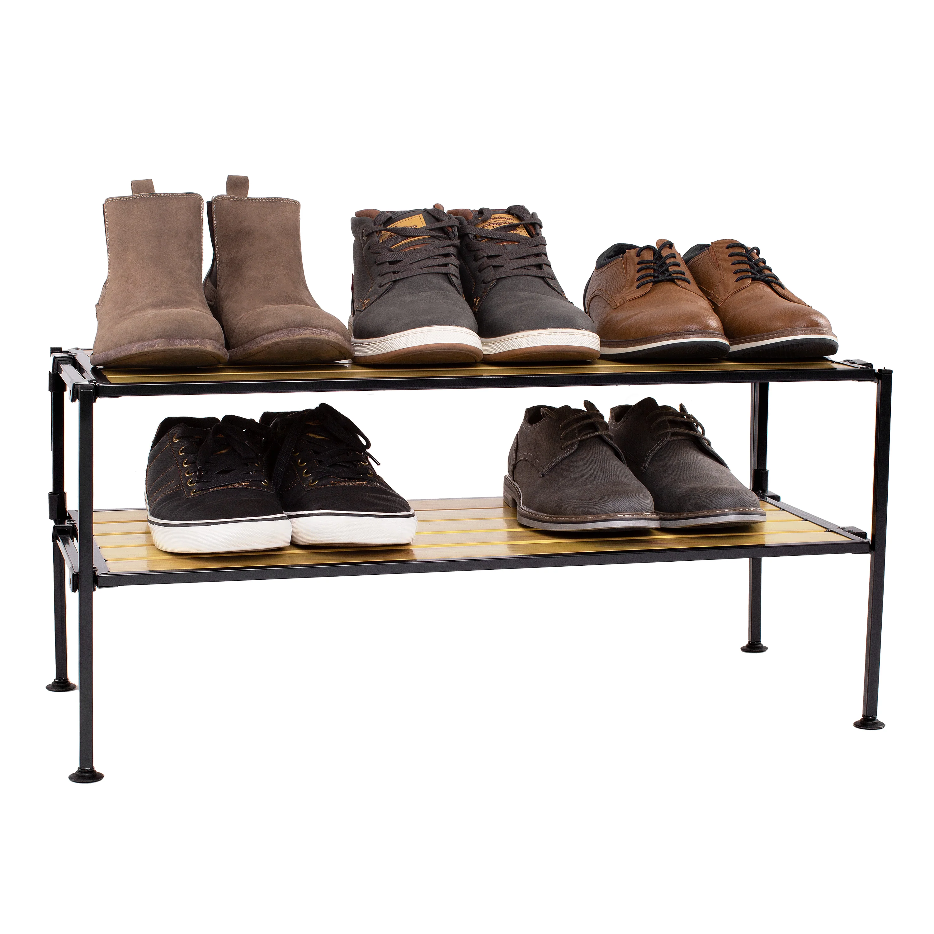 2-Tier Resin Shoe Rack, Aspen - Image 5