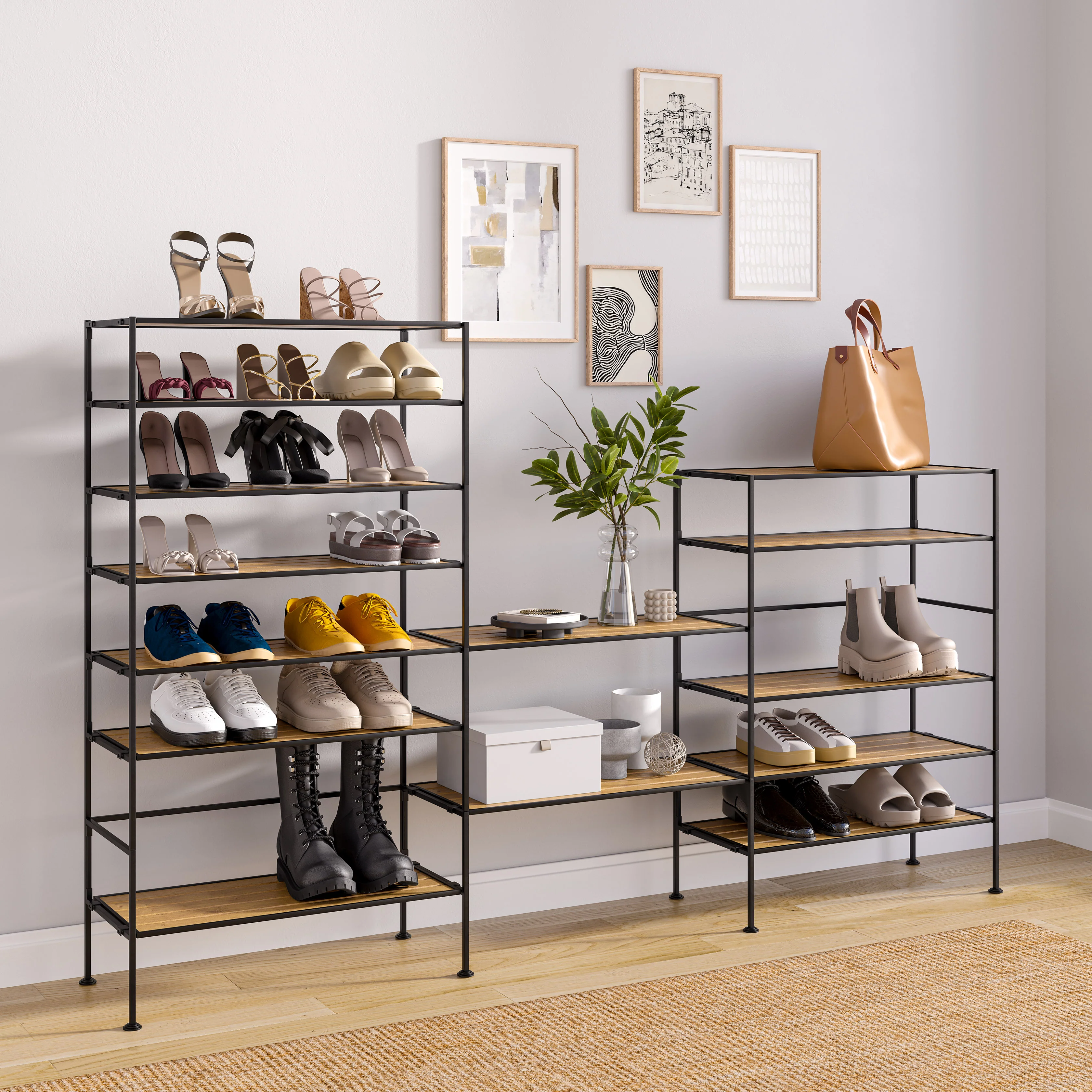 2-Tier Resin Shoe Rack, Aspen - Image 9