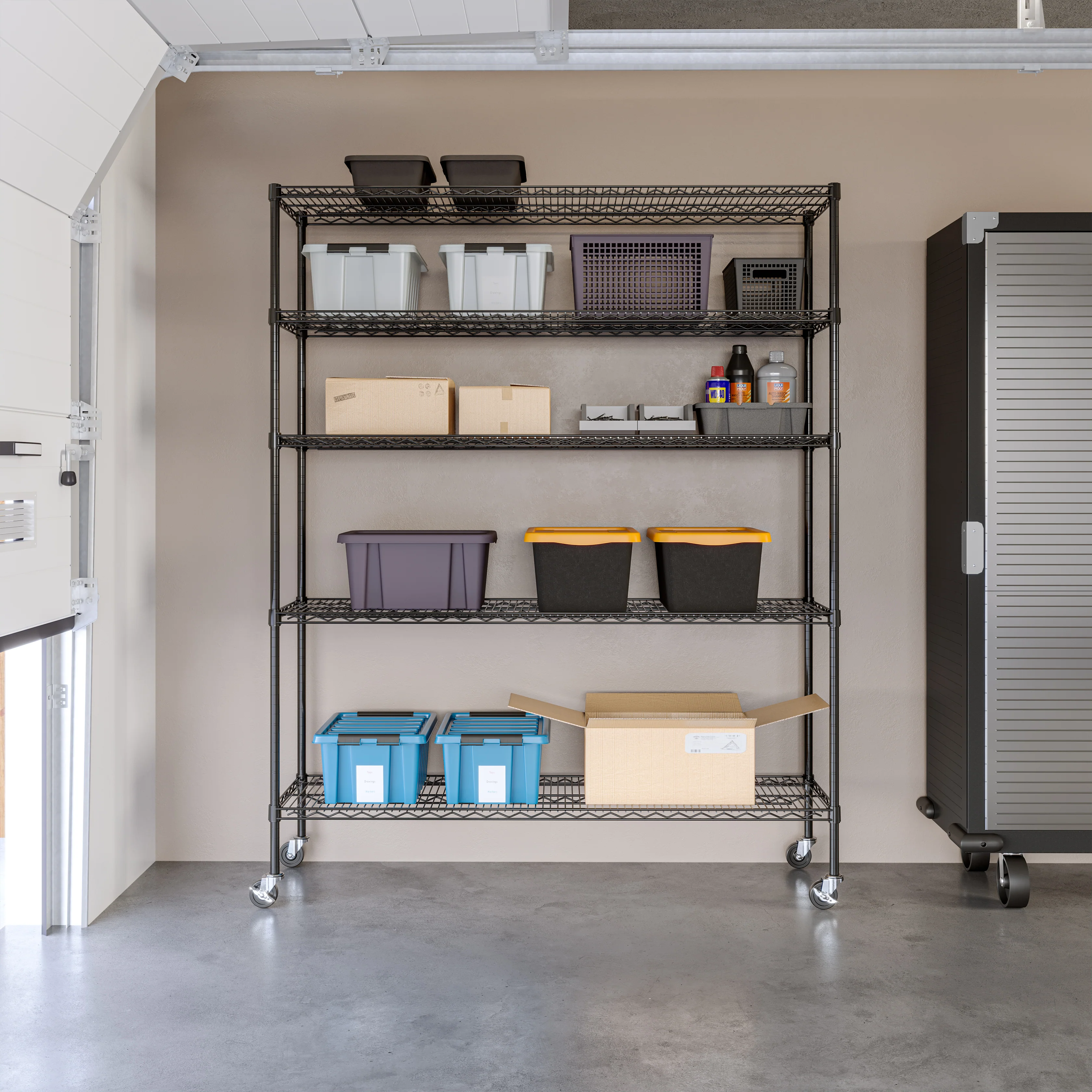 UltraDurable® 5-Tier NSF-Certified Steel Shelving - Image 19