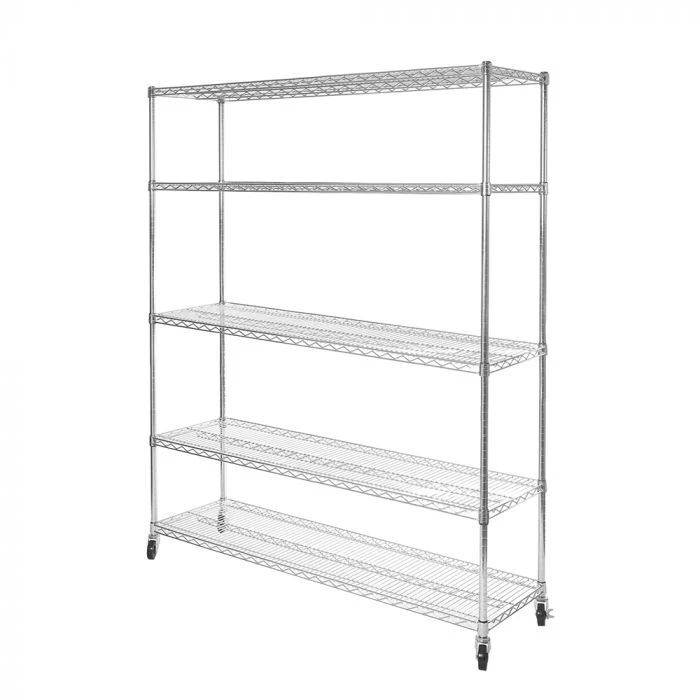 UltraDurable® 5-Tier NSF-Certified Steel Shelving - Image 2
