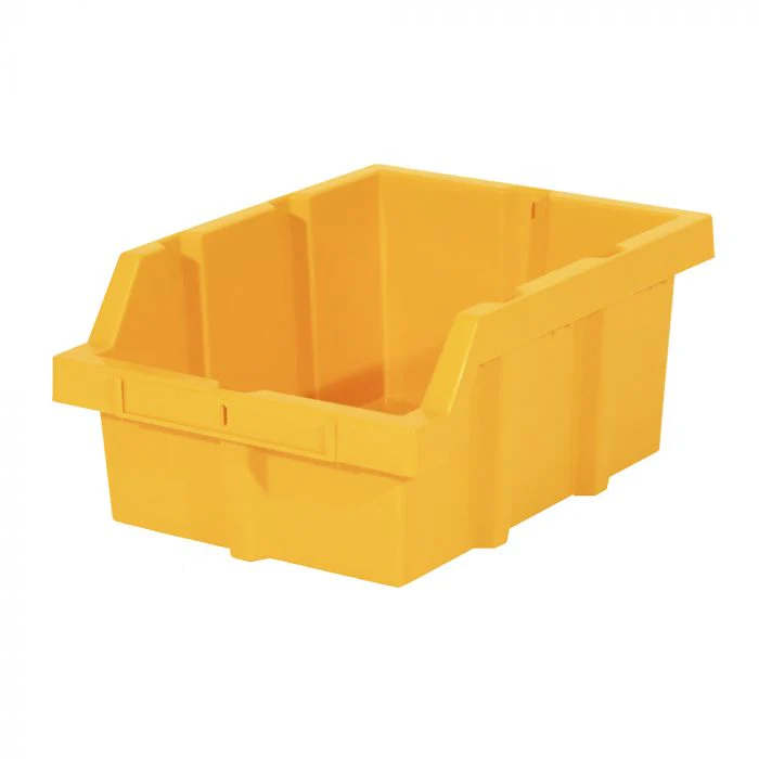 Large Yellow Bins for Commercial Bin Rack (3-Pack) - Image 3
