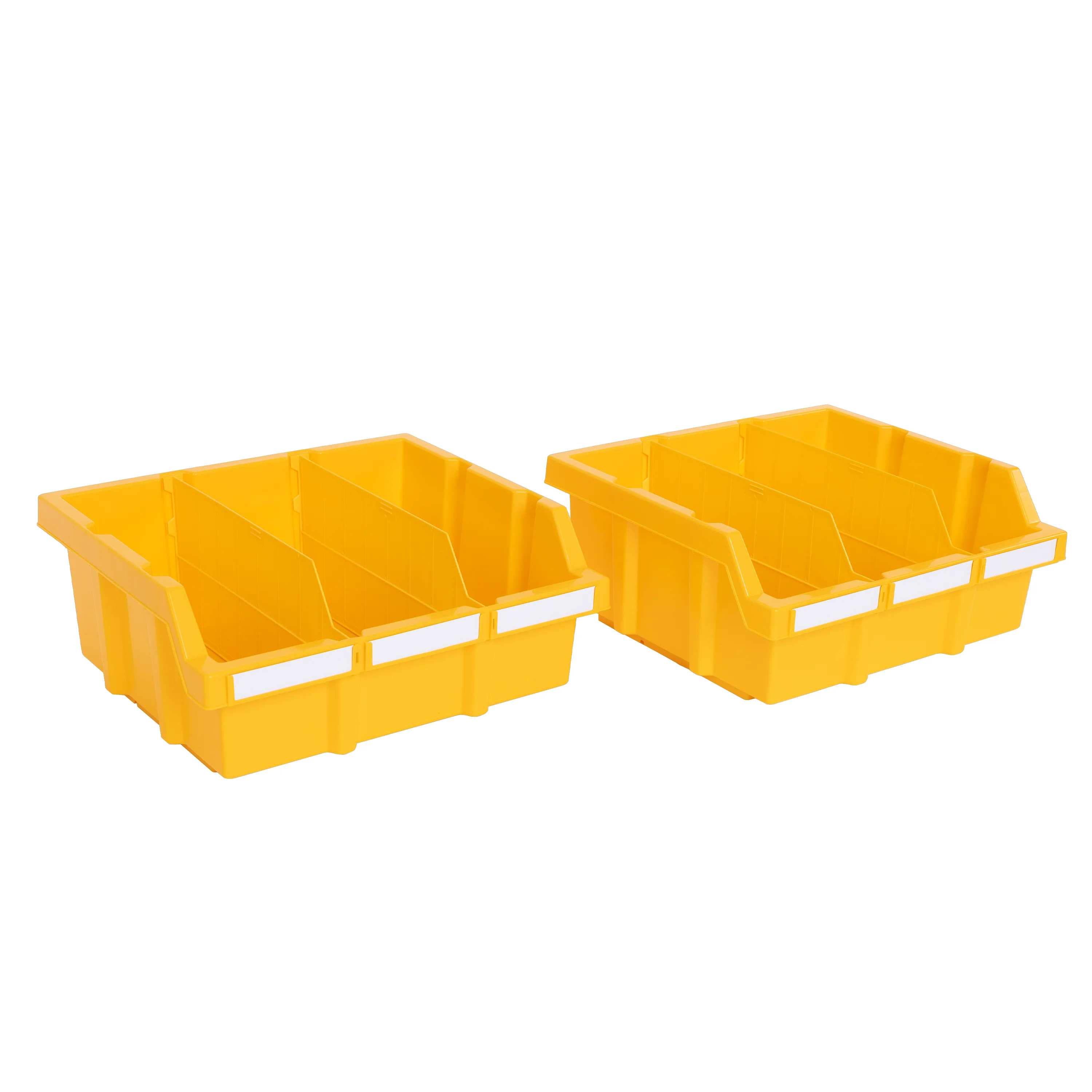 Yellow Bin Rack Dividers for Commercial Bin Rack (6-Pack) - Image 4