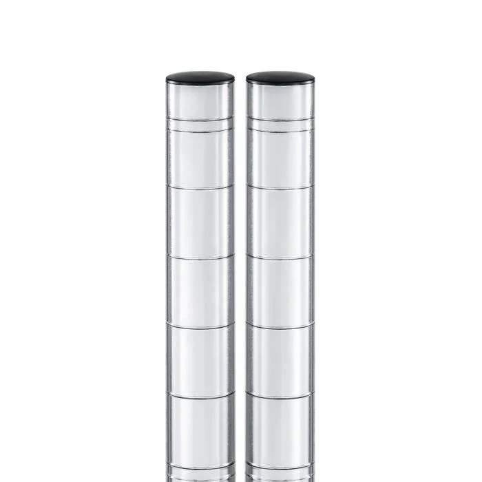 72" Chrome NSF Shelving Poles - Image 2