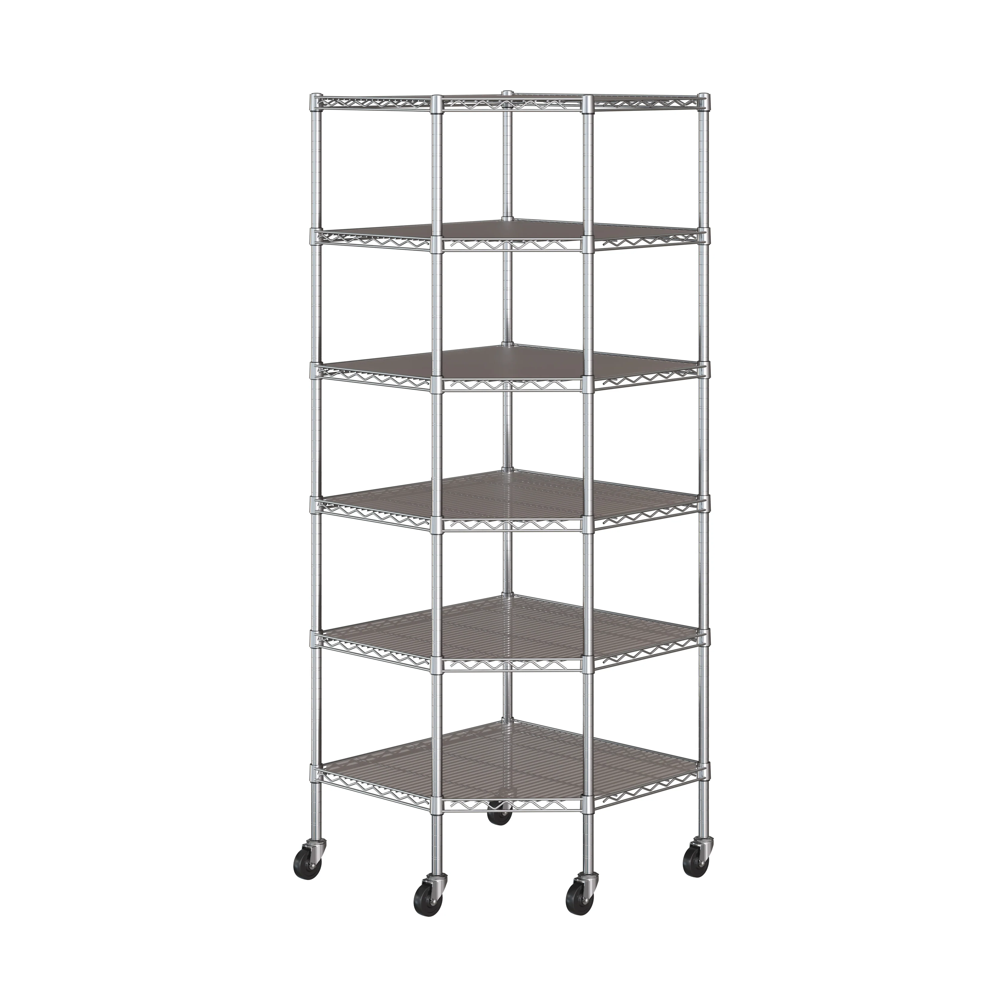 UltraDurable® 6-Tier NSF-Certified Steel Shelving with Shelf Liners - Image 16